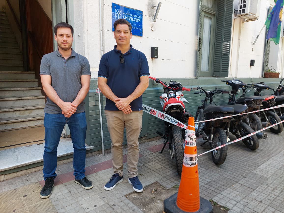 10 Motos secuestradas por circular con escape libre en Chivilcoy