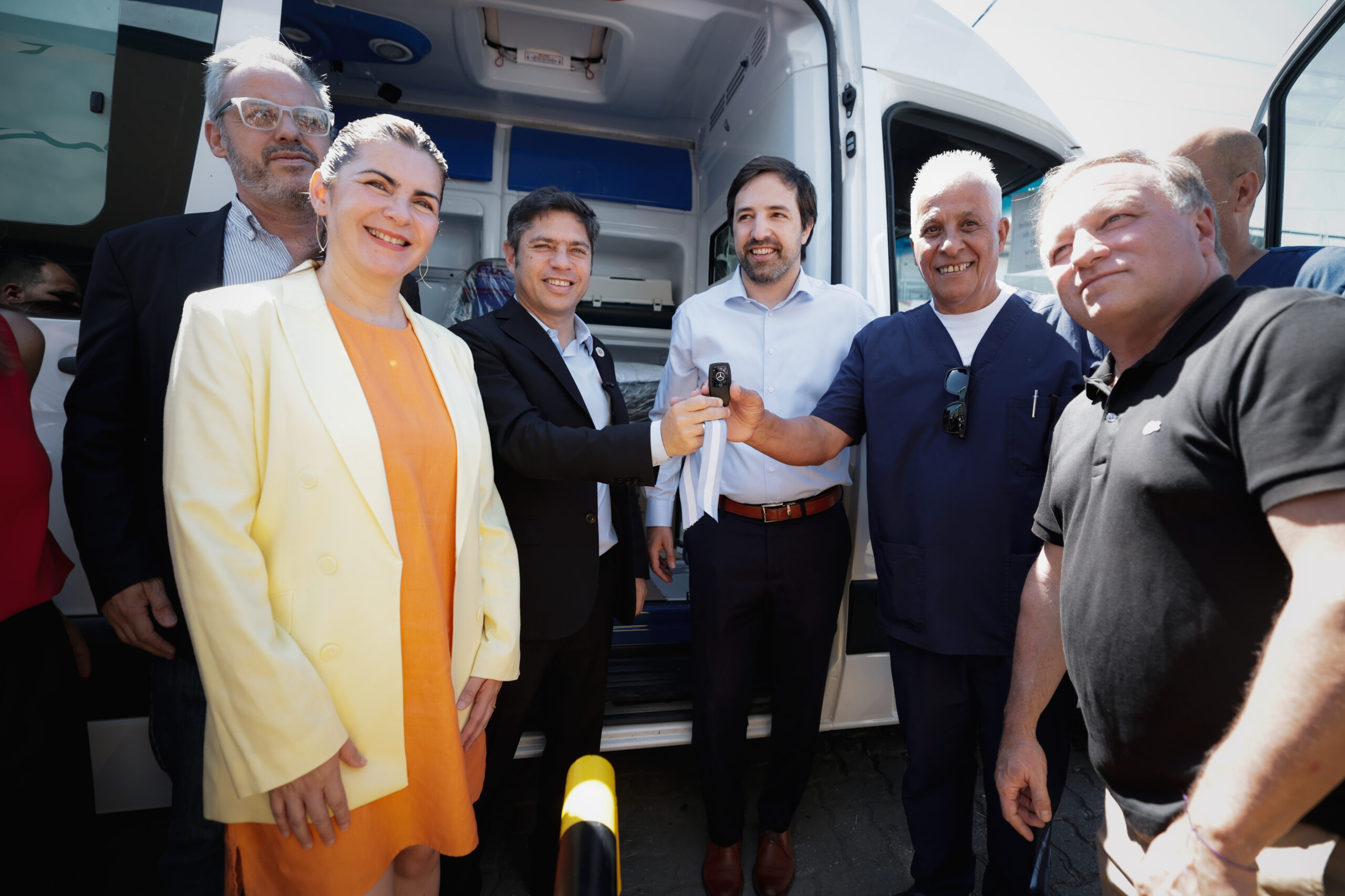 MORENO-Kicillof recorrió las obras de ampliación en el Hospital “Mariano y Luciano de la Vega”