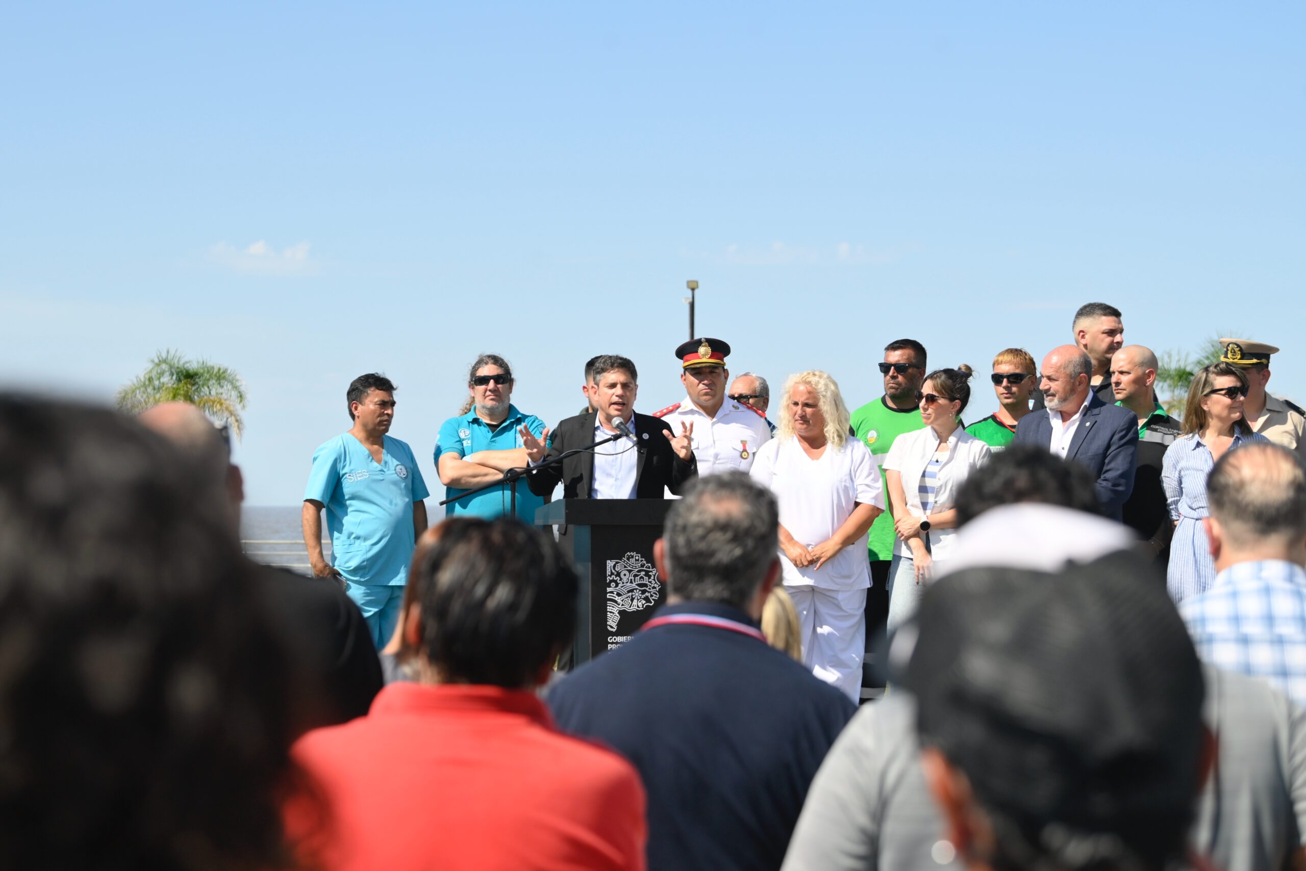 ENSENADA-Kicillof presentó el Operativo Verano 2026 en Punta Lara