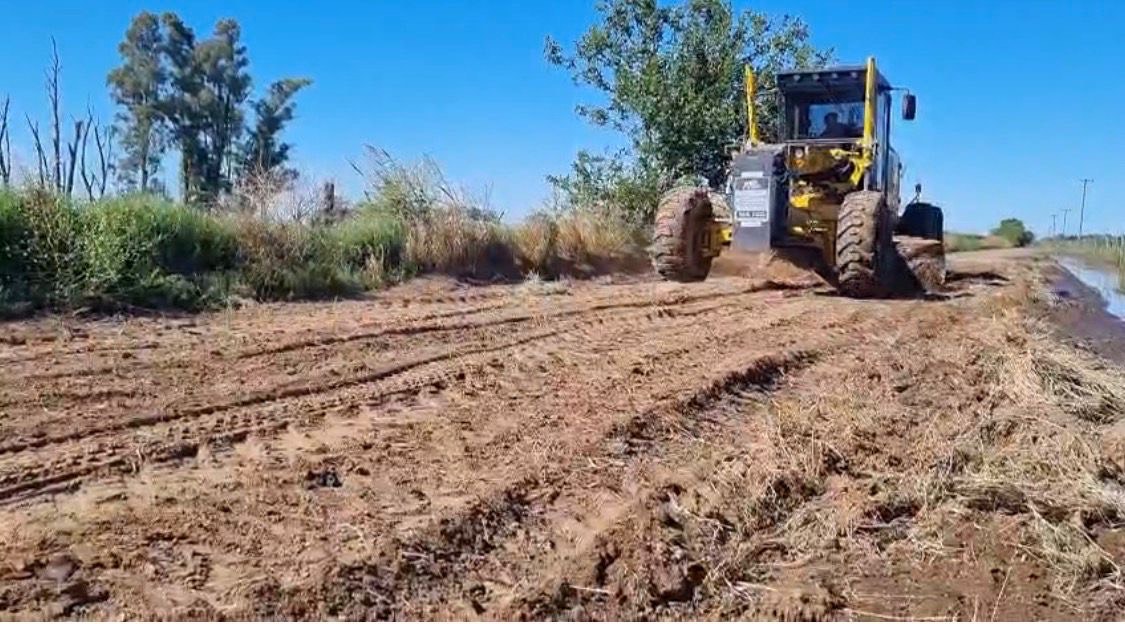 La Dirección de Vial avanza con trabajos simultáneos en distintos puntos del Partido