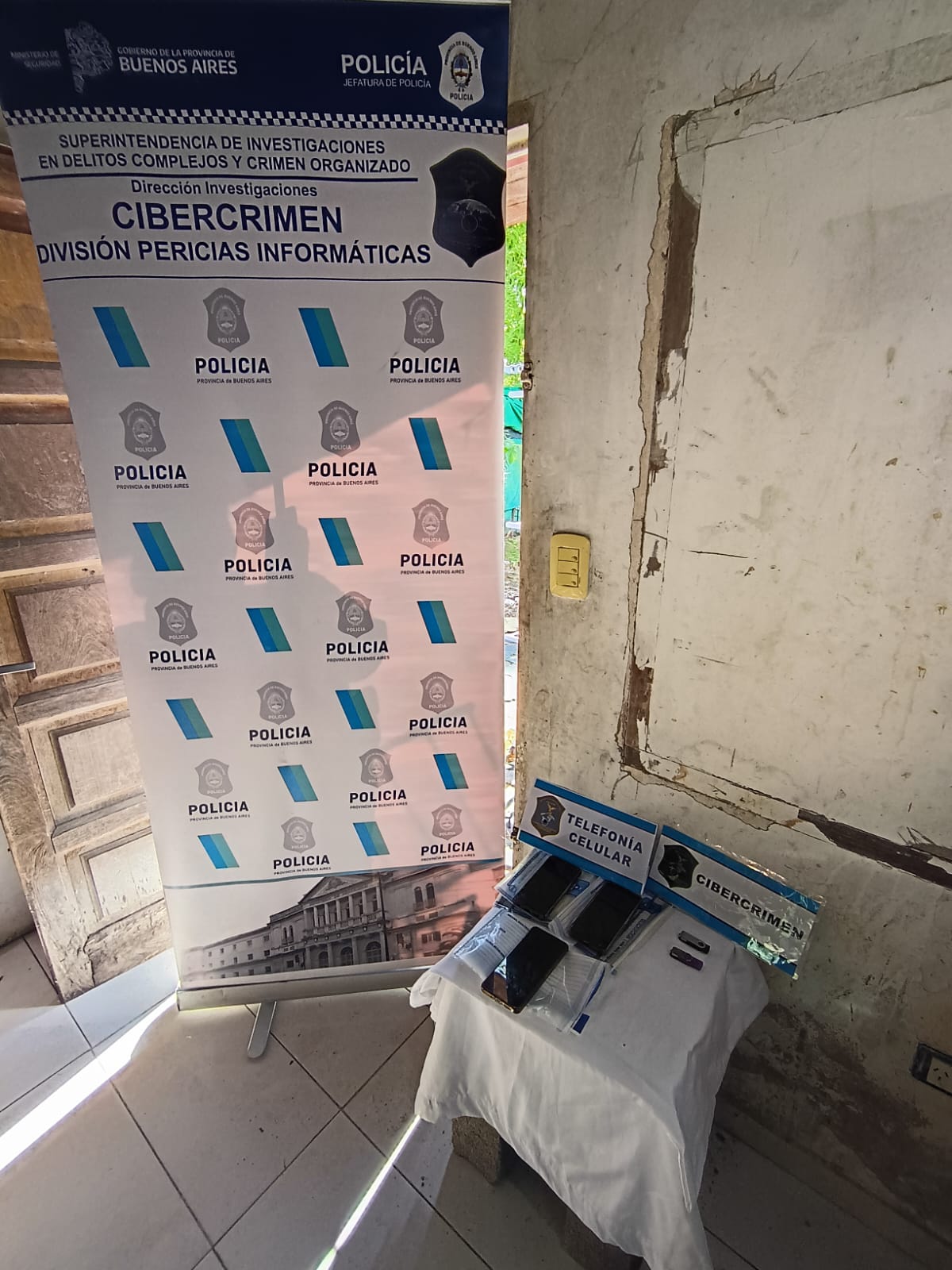 CHIVILCOY-Megaoperativo por cibercrimen: allanamientos por explotación sexual y pornografía infantil