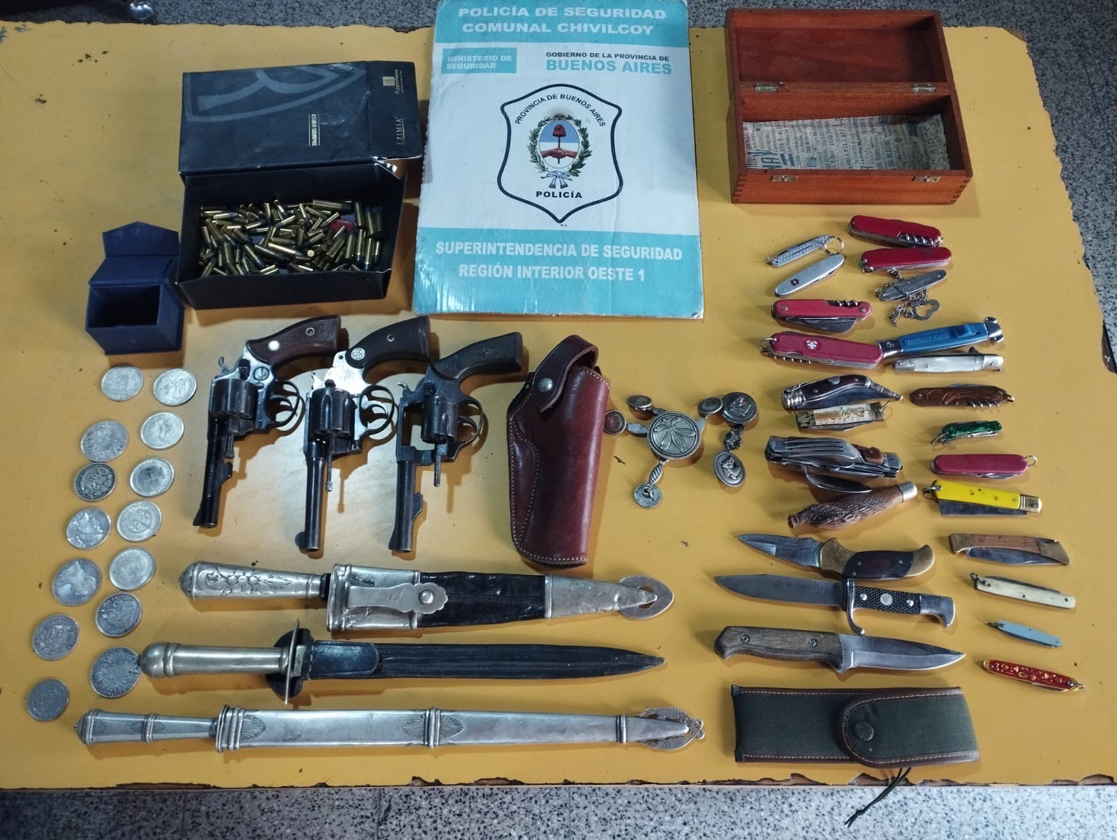 La Policía de Chivilcoy esclareció cuatro hechos de robo y restituyó los elementos sustraídos a sus propietarios