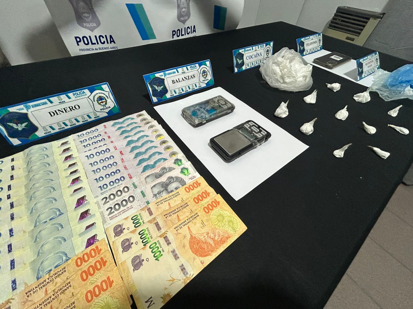 La Subdelegación de Investigaciones del Tráfico de Drogas Ilícitas de Chivilcoy realizó un importante allanamiento con detención y secuestro de estupefacientes