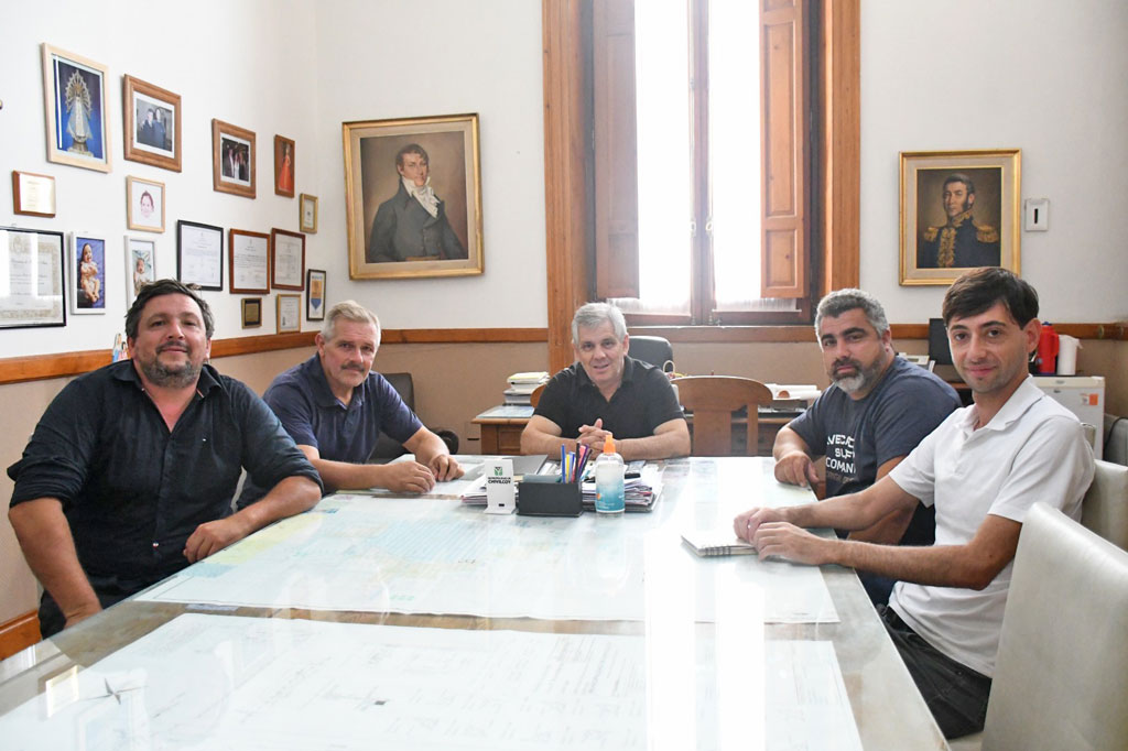 El Intendente se reunió con las nuevas autoridades de la Liga Chivilcoyana de Fútbol 