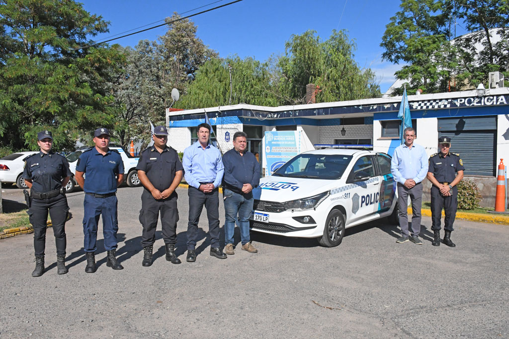 Presentación de un nuevo móvil 0 km para la Policía Vial con asiento en Chivilcoy