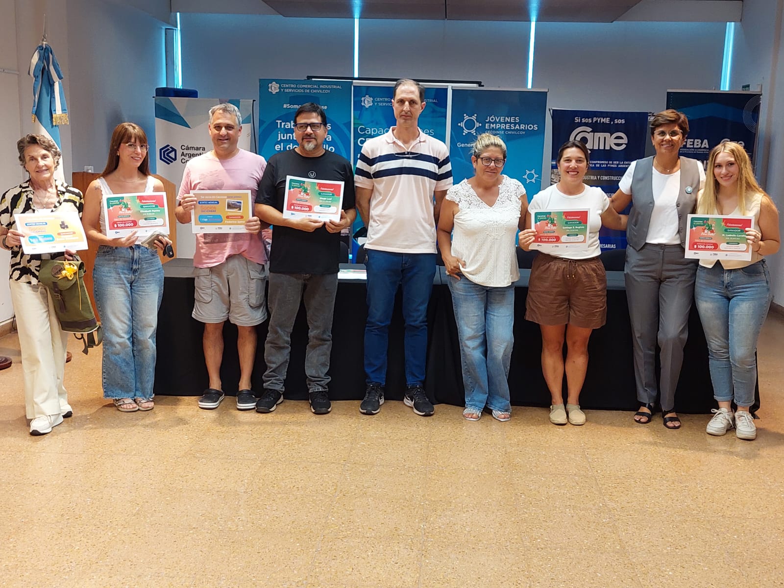 GANADORES DE ACCIÓN COMERCIAL FELICES FIESTAS, QUE SORTEÓ EL 29/12/2025