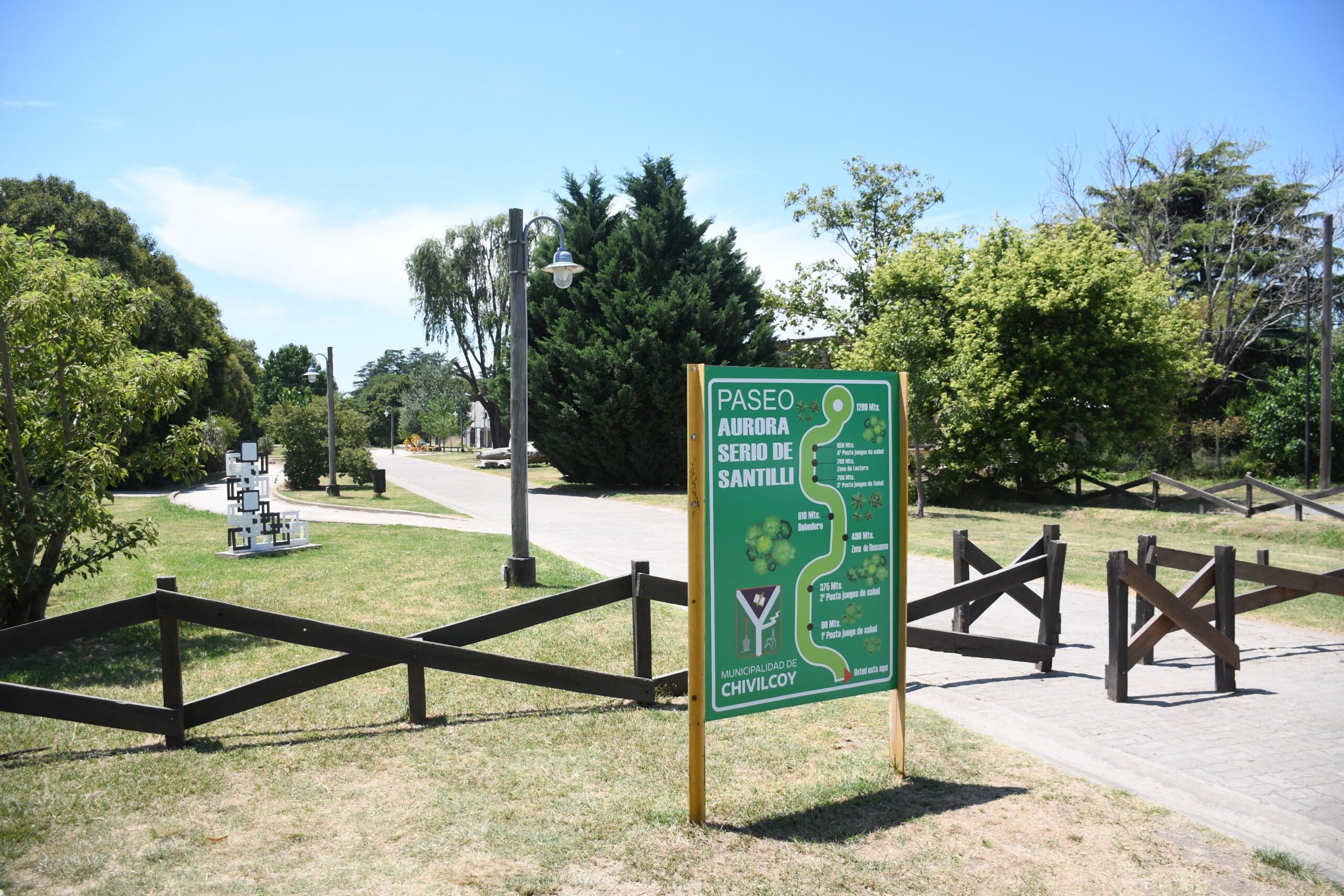 Puesta en valor y cuidado del Paseo Peatonal Aurora Serio de Santilli