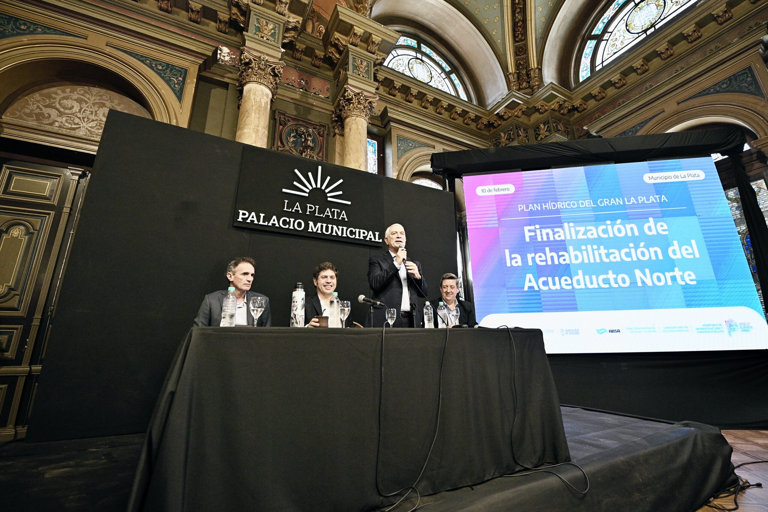 LA PLATA-Kicillof habilitó el Acueducto Norte para garantizar el agua potable a más de 30 mil bonaerenses