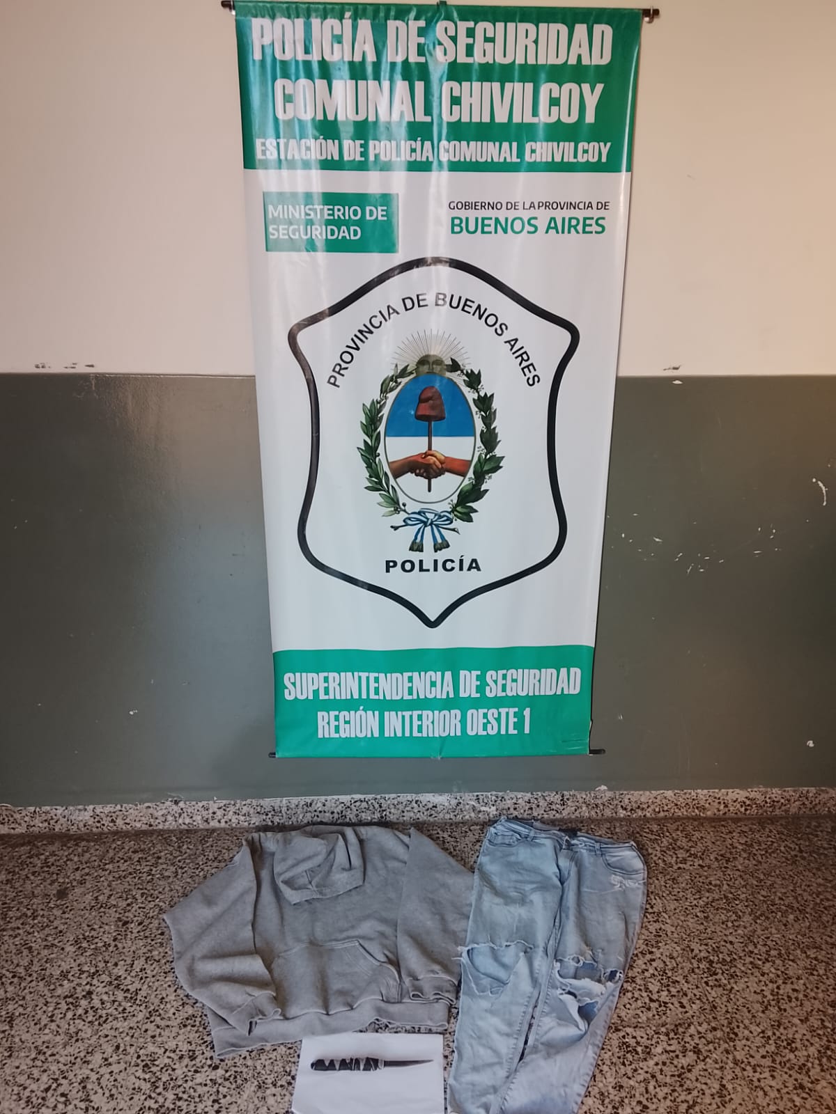 TRAS INVESTIGACIONES REALIZADAS LA POLICÍA COMUNAL  LLEVÓ A CABO UN ALLANAMIENTO Y DETENCIÓN Y SE ESCLARECE UN ROBO