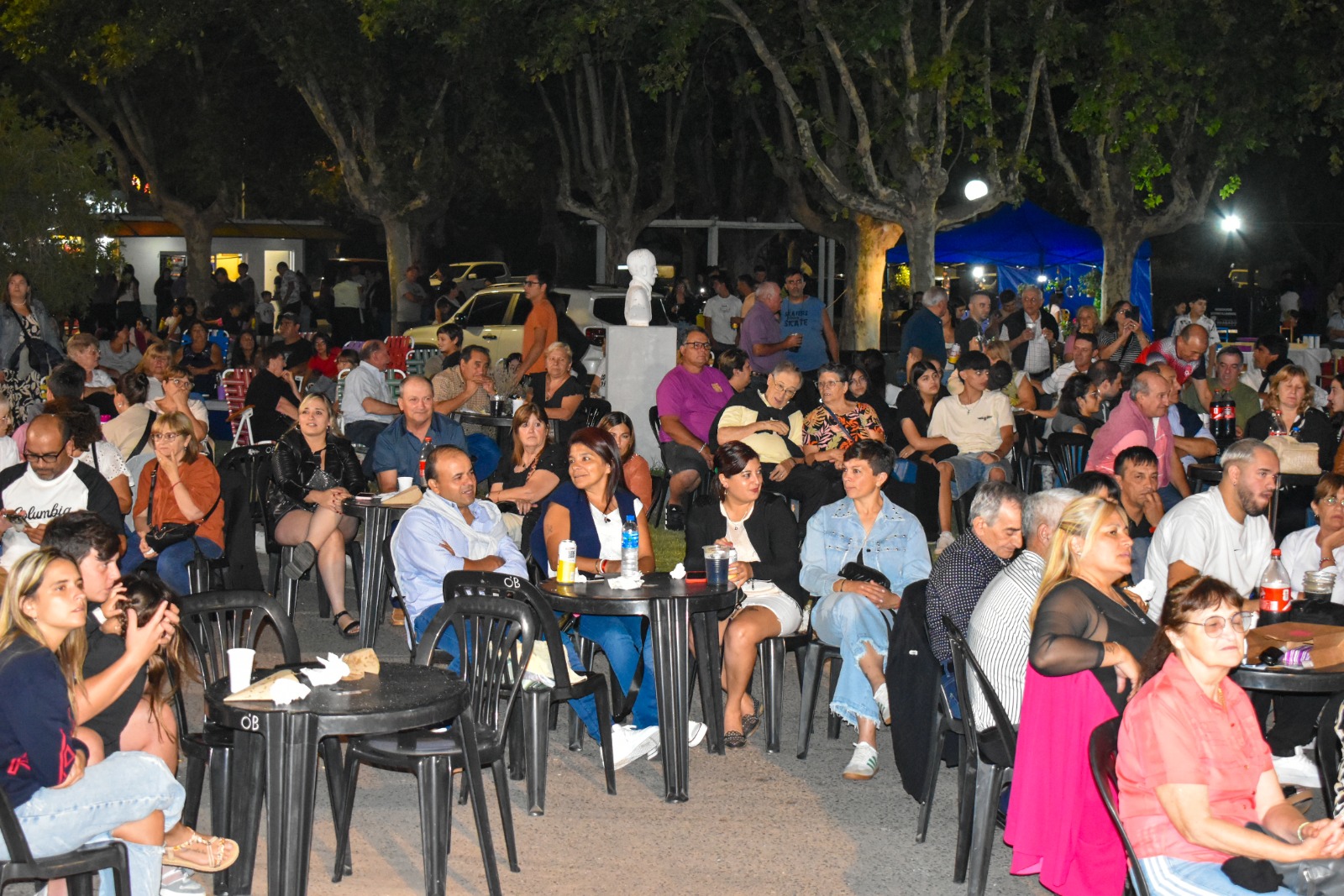 O’Brien disfrutó de su noche de Peatonal