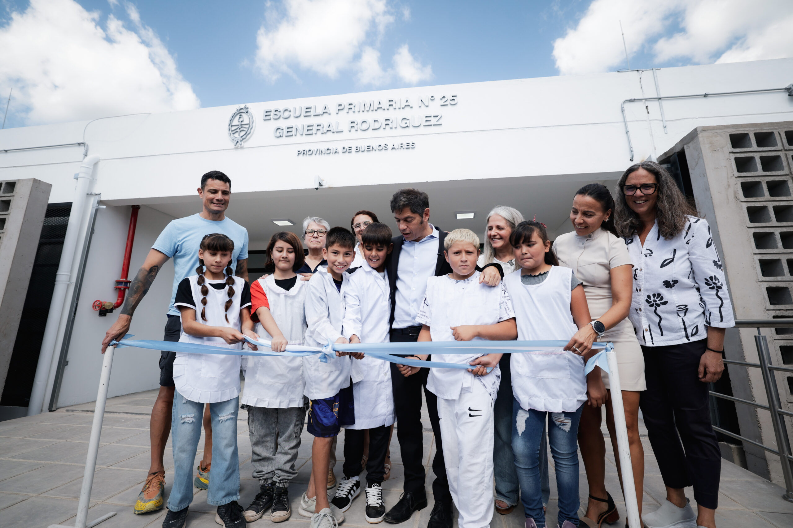 GENERAL RODRÍGUEZ-Kicillof inauguró la nueva Escuela Primaria N°25