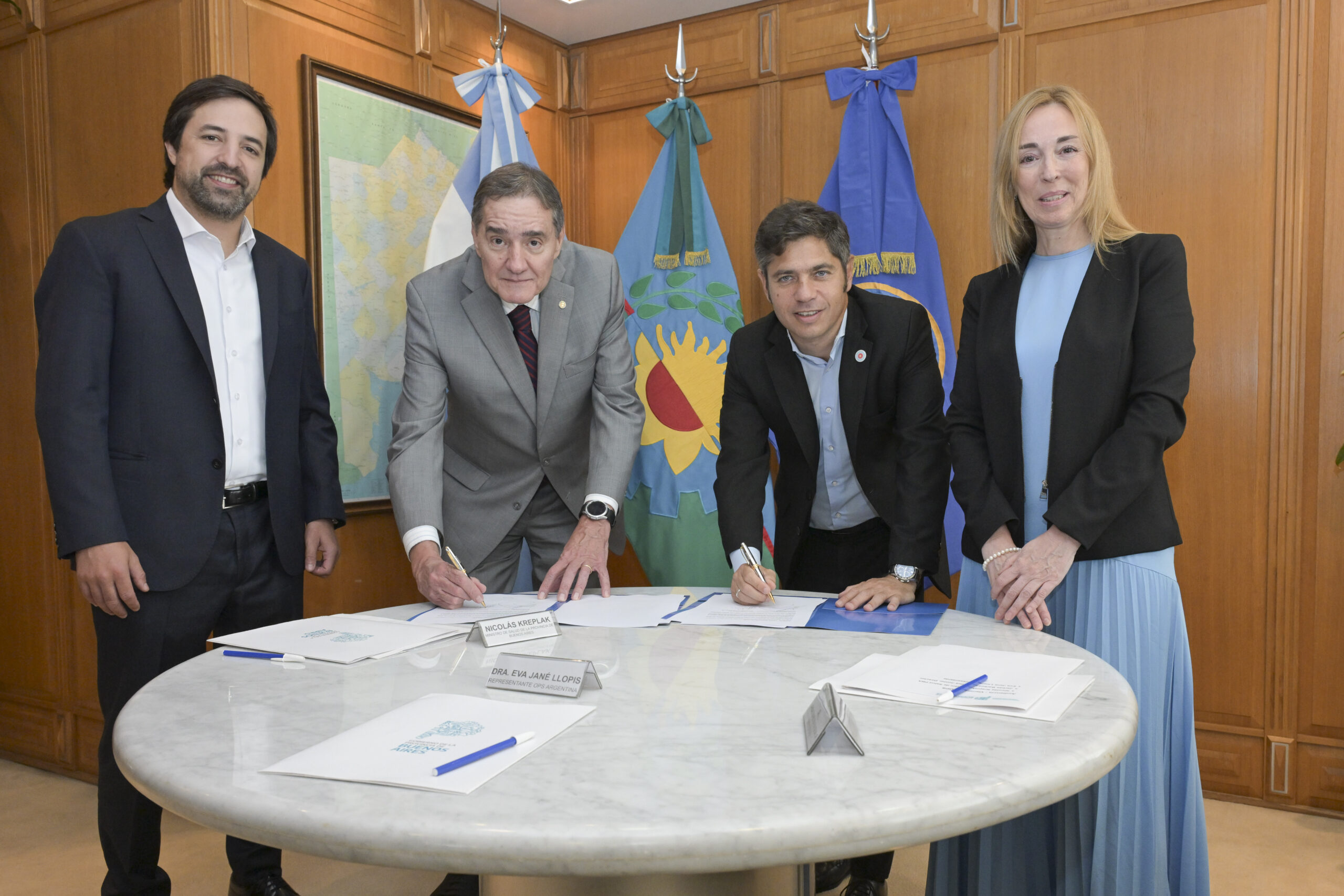 La Provincia firmó un acuerdo con la OPS para fortalecer el sistema de salud