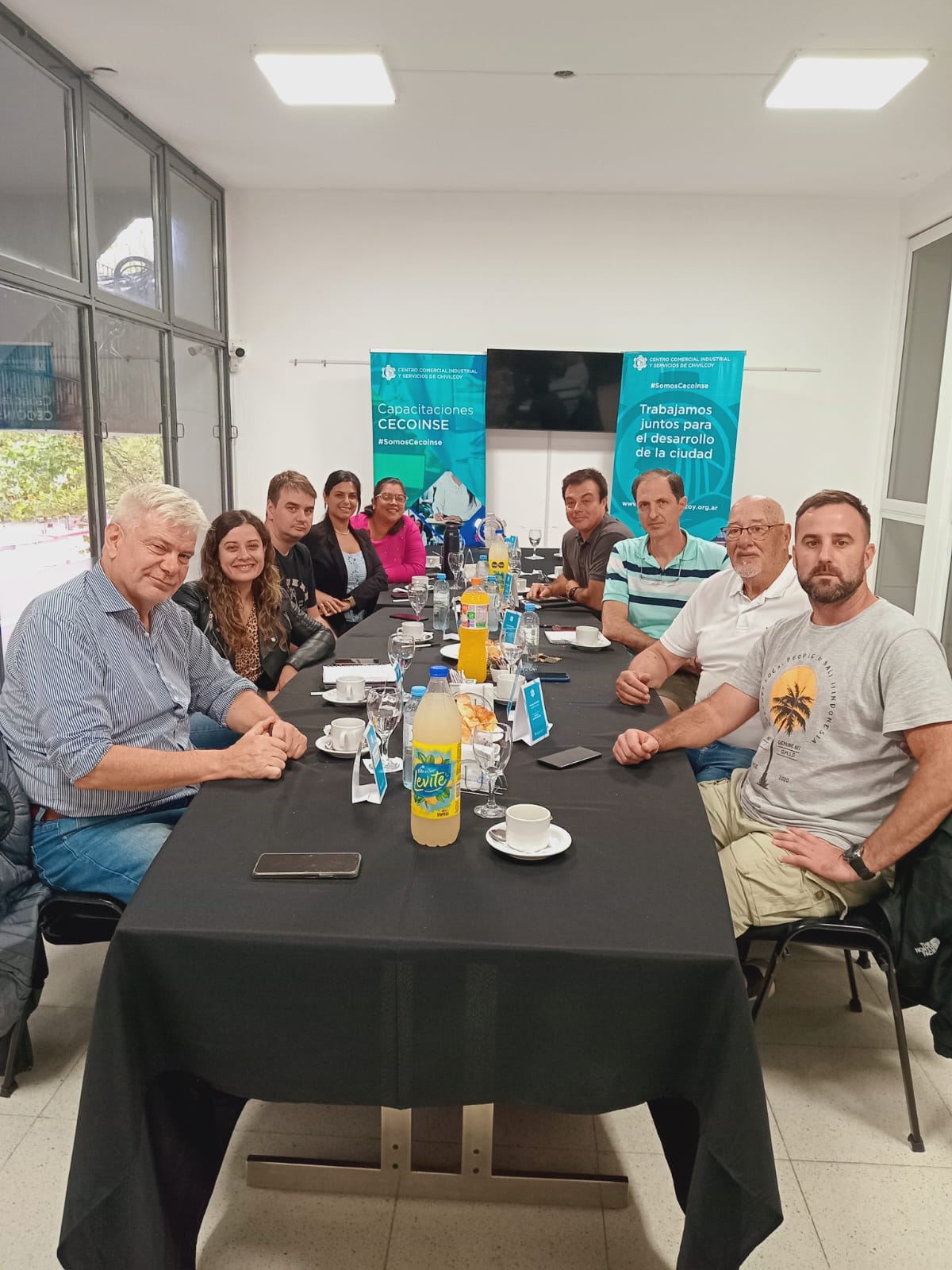 Funcionarios municipales se reunieron con autoridades de Cecoinse para trabajar en políticas de desarrollo productivo