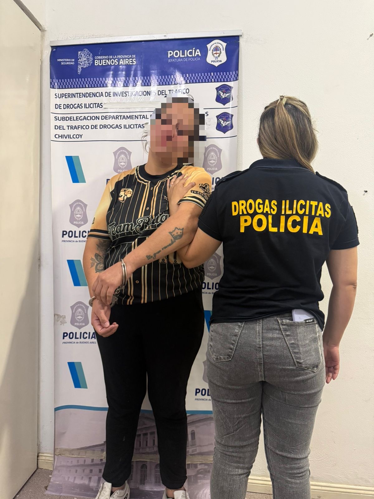 Allanamiento en Chivilcoy: detienen a una mujer con cocaína fraccionada para la venta