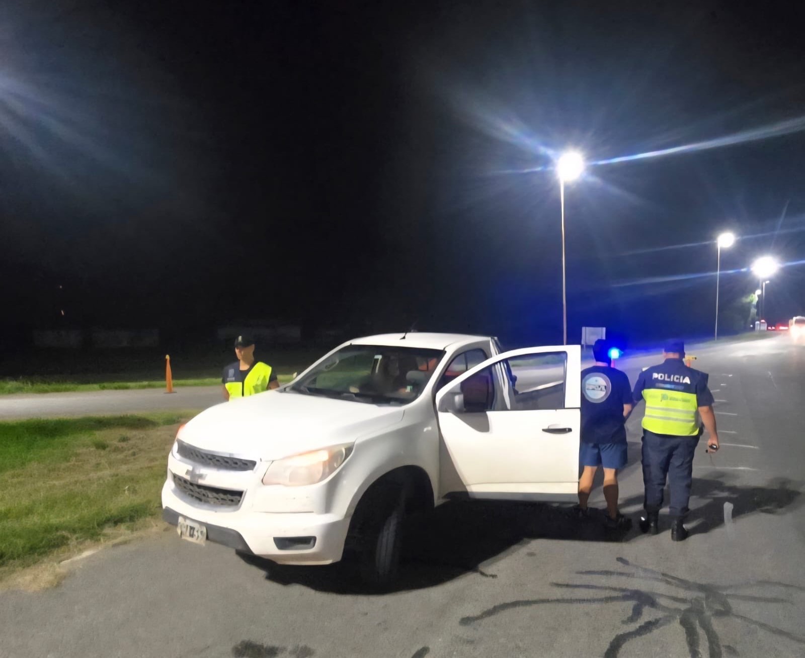 LA POLICÍA VIAL DE CHIVILCOY, EN OPERATIVO DE CONTROL EN ACCESOS, DETUVO A UNA PERSONA Y SECUESTRÓ COCAÍNA