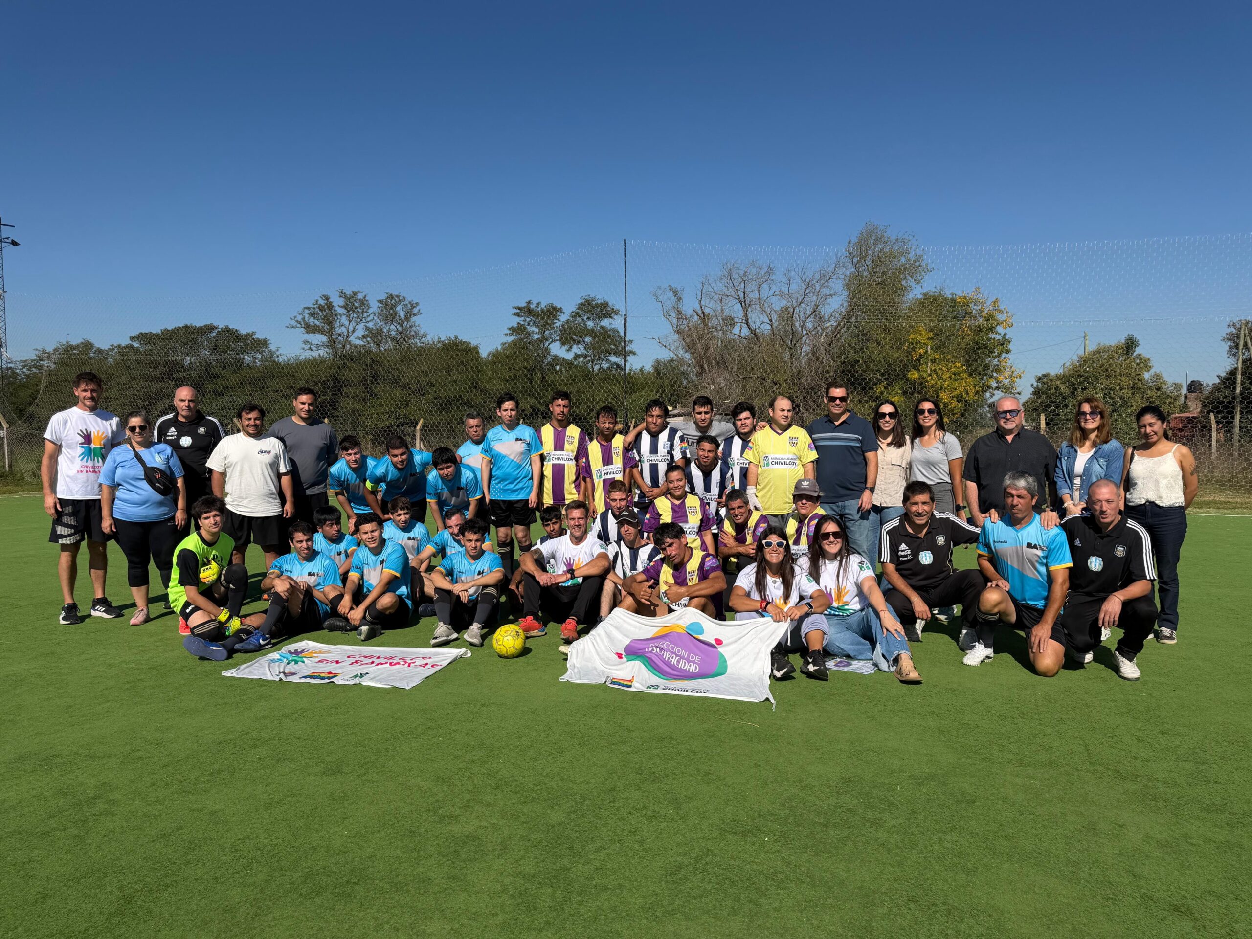 Chivilcoy participó de encuentro de fútbol inclusivo recibiendo a jugadores de la Federación Argentina de Fútbol de Parálisis Cerebral