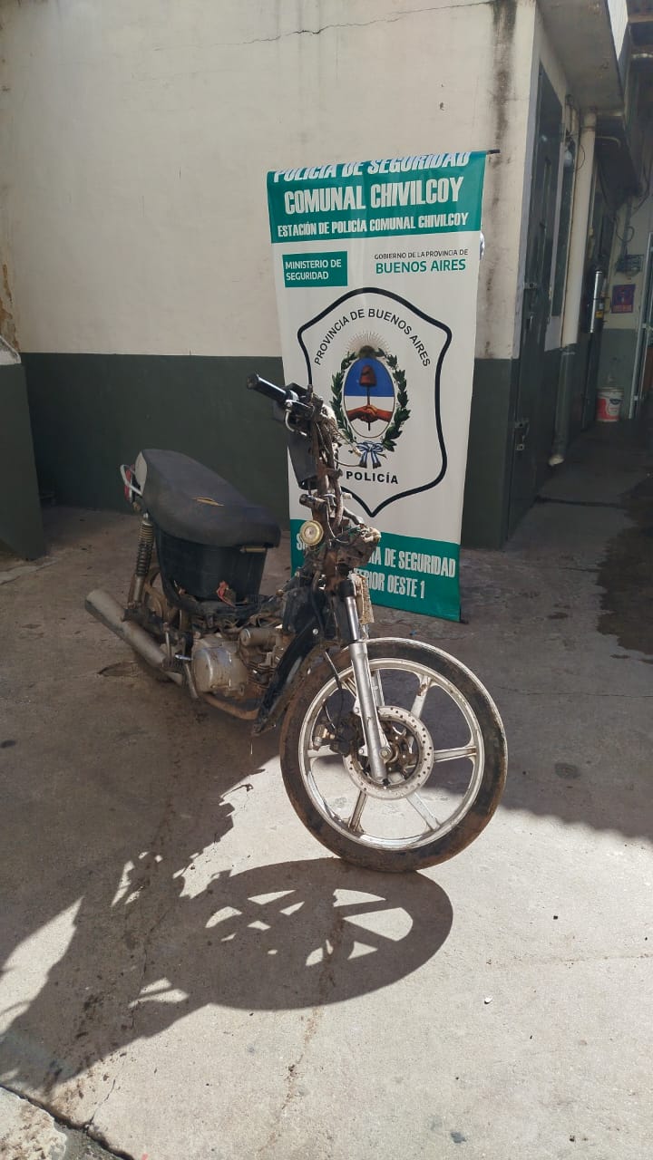 La Policía Comunal recuperó una moto robada tras tareas investigativas