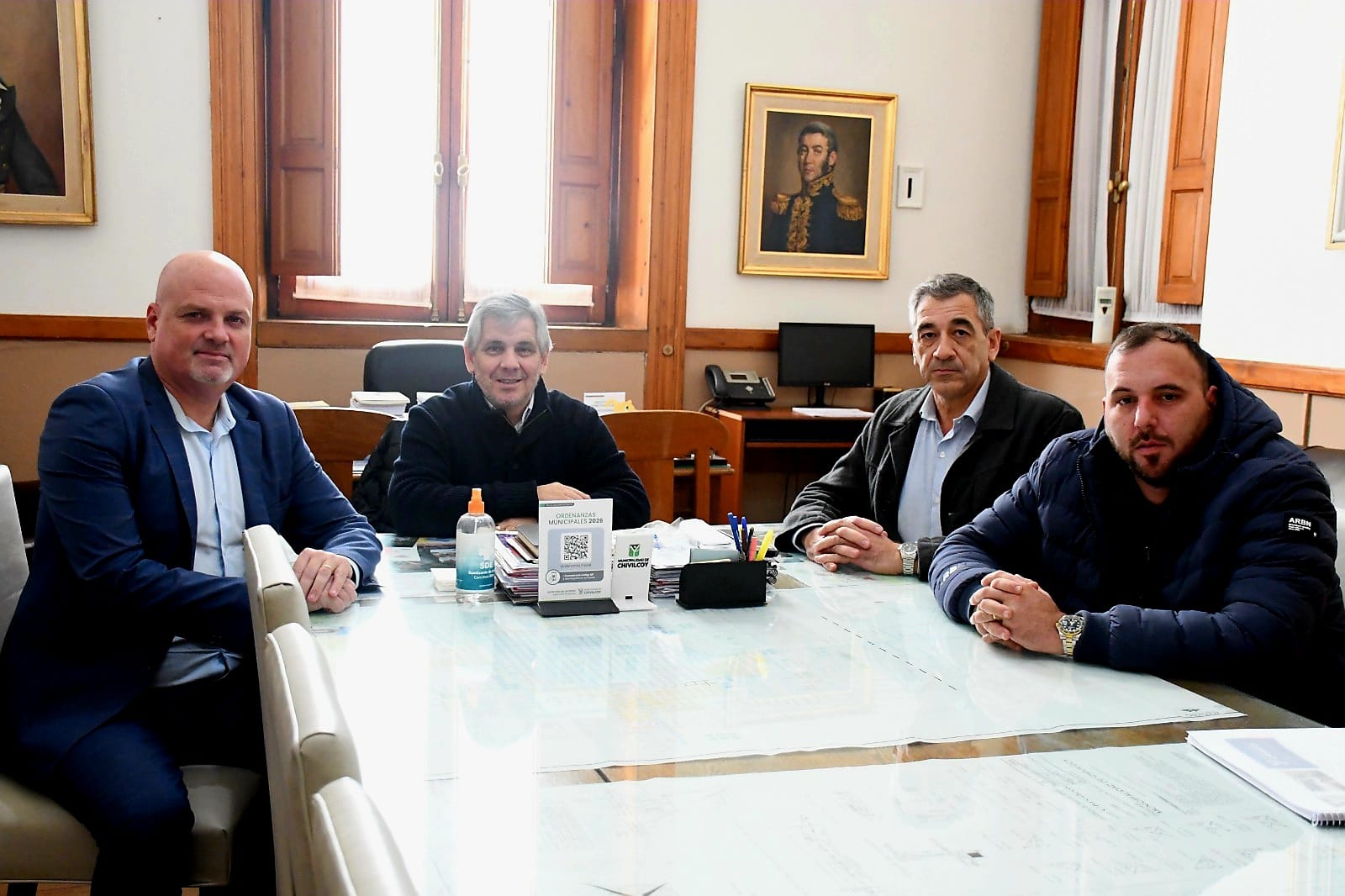 Britos recibió la visita del secretario de Seguridad de La Plata, Diego Pepe con el objetivo de intercambiar experiencias y nutrirse del trabajo que viene realizando Chivilcoy