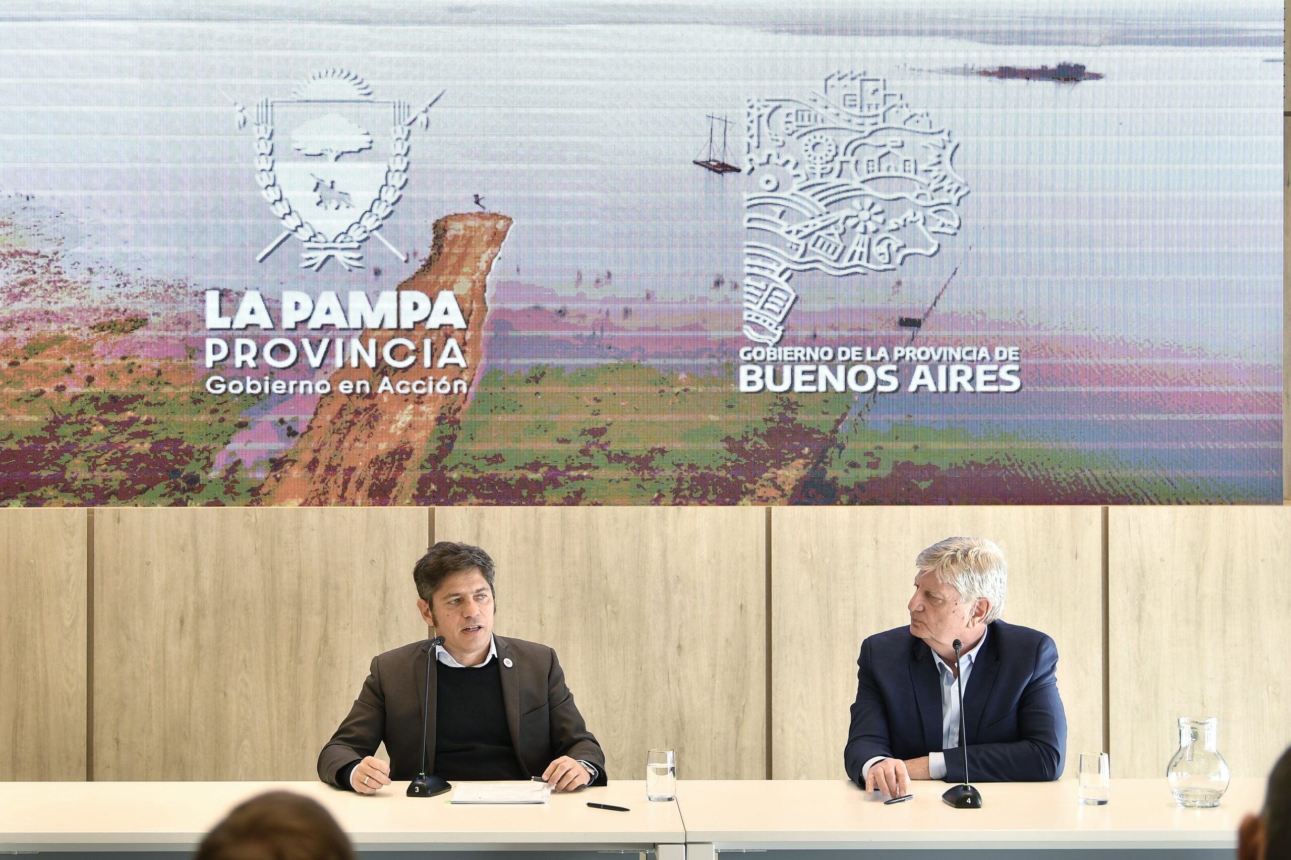 LA PAMPA-Kicillof y Ziliotto firmaron convenios para la prevención y mitigación de los efectos del fenómeno El Niño