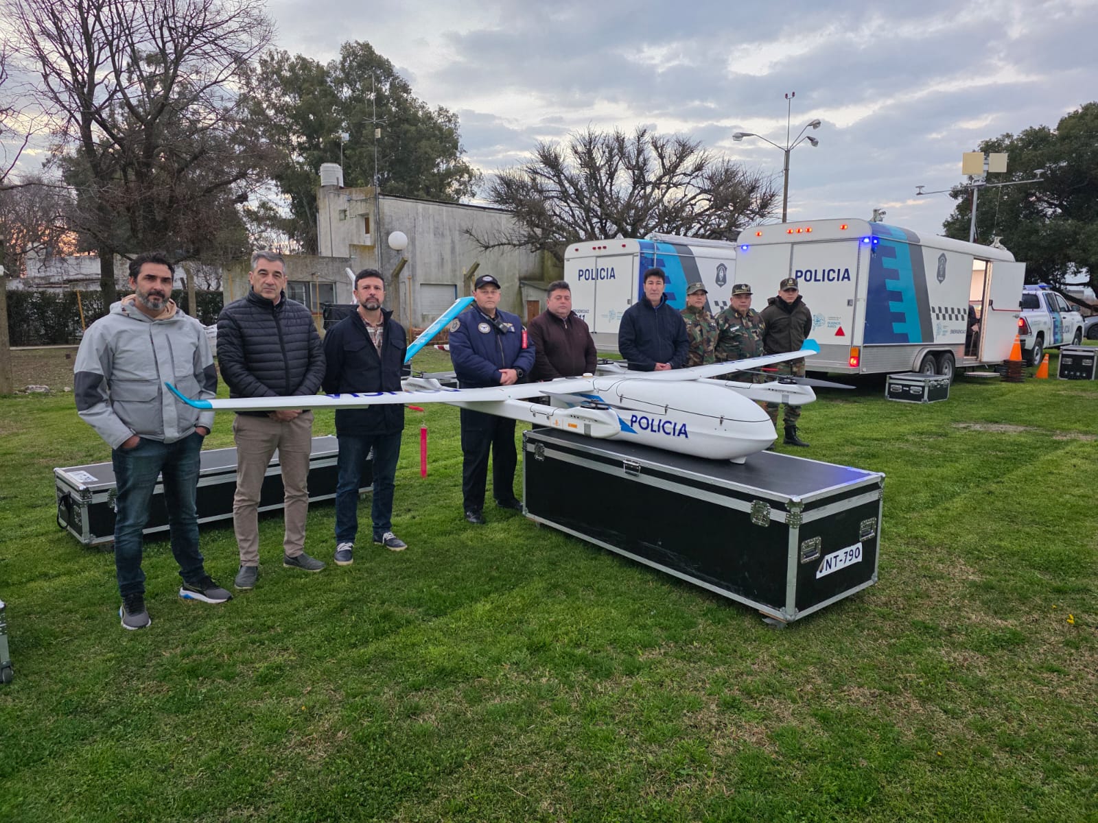 Seguridad rural: se realizó patrullaje con drones destinado a fortalecer la prevención del delito