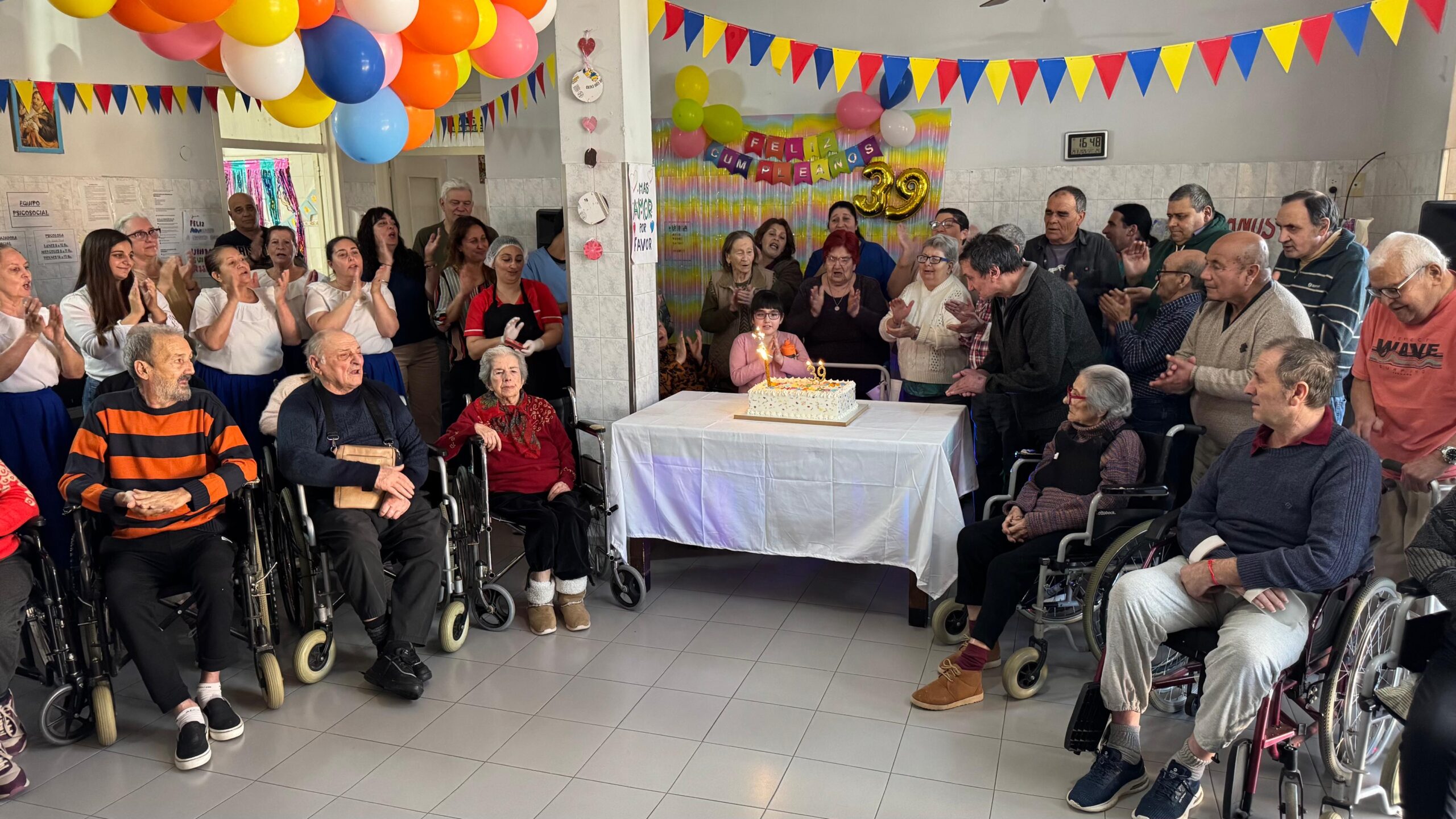 El Hogar Municipal San José celebró 39 años de vida junto a sus residentes y trabajadores