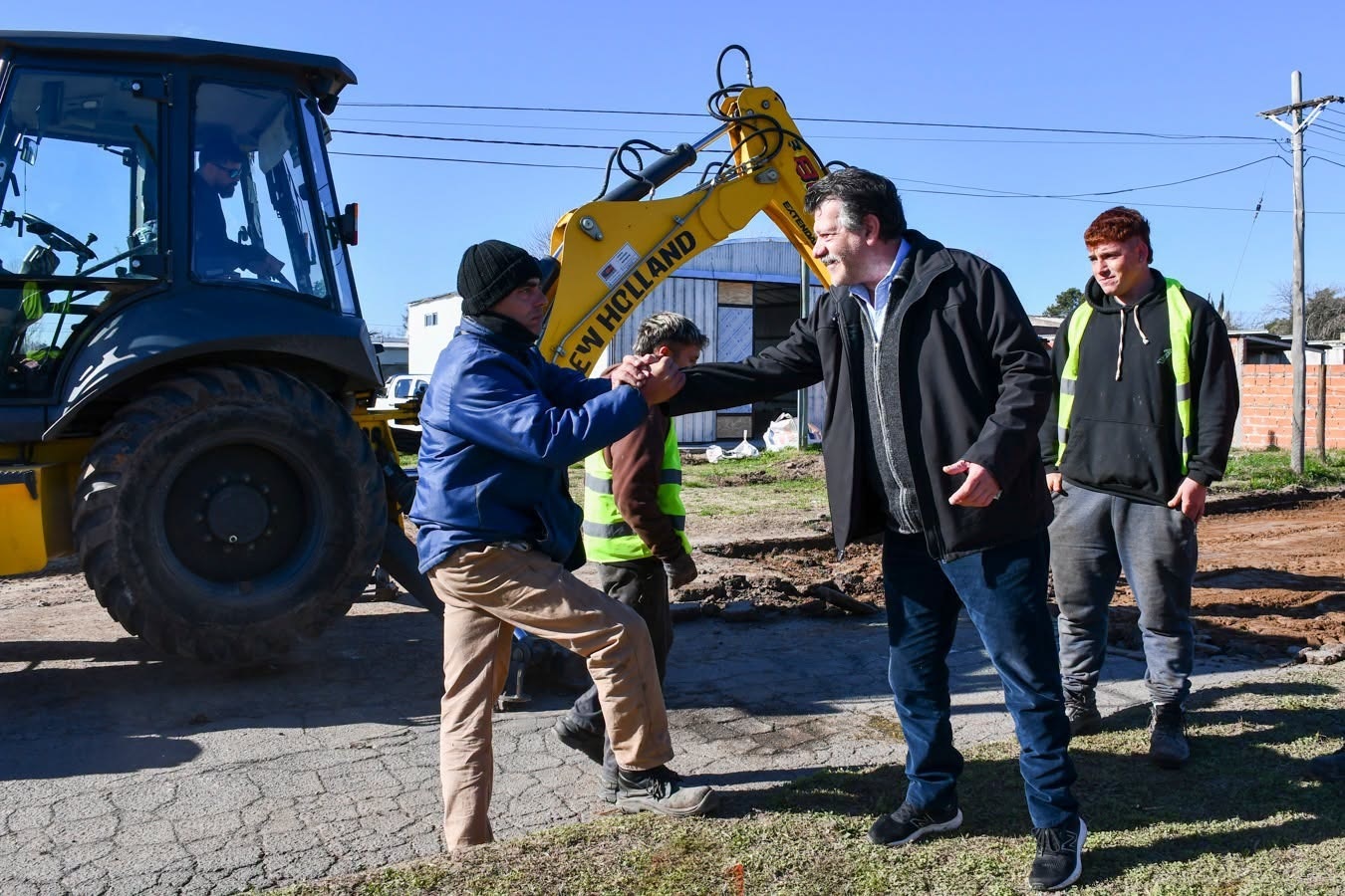 Comenzaron los trabajos para repavimentar la calle Combate de San Lorenzo en Bragado