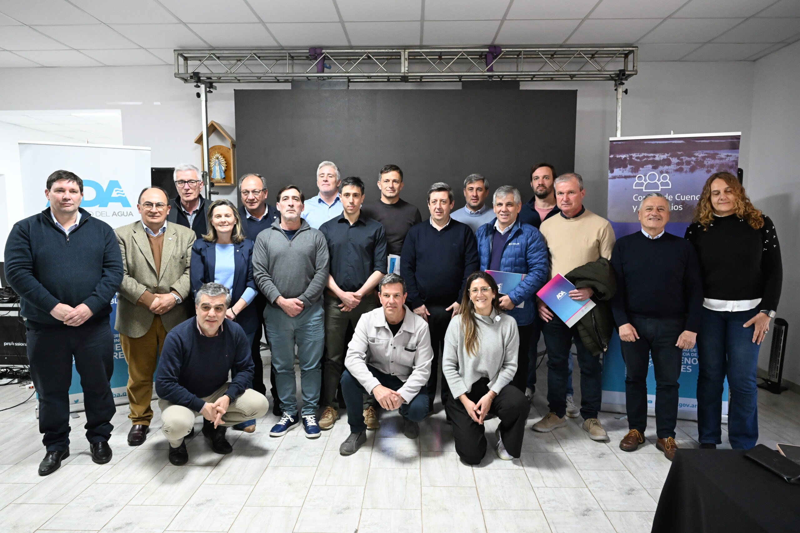 Britos participó de una nueva reunión del Comité de Cuenca del Río Salado