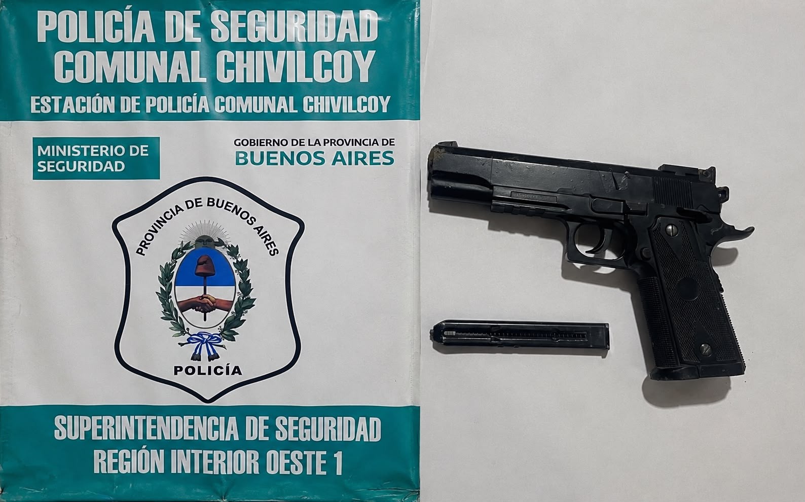 Aprehendieron a un menor acusado de golpear y amenazar con un arma de aire comprimido